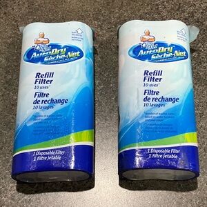 Mr Clean AutoDry Carwash Refill Filter 10 Uses Full Size Lot Of 2  New Sealed